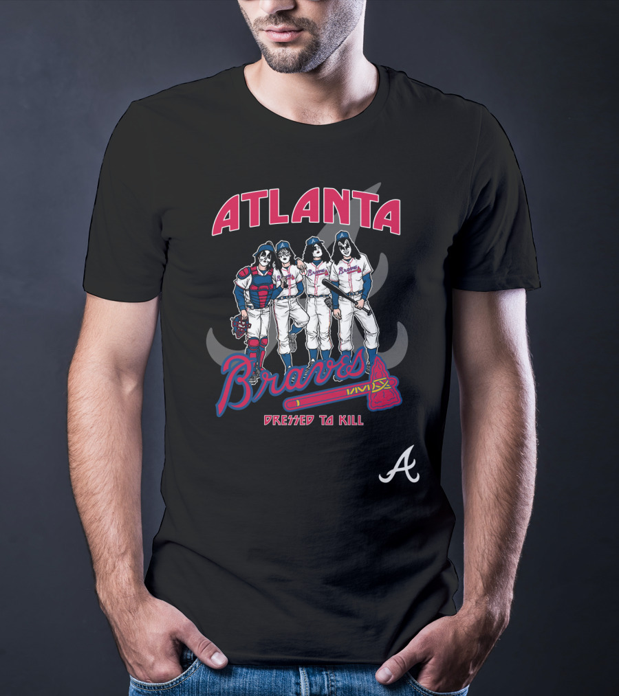 Atlanta Braves KISS Dressed To Kill T-Shirt