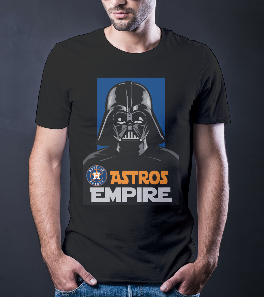 Houston Astros Darth Vader Empire Star Wars Crossover T-Shirt