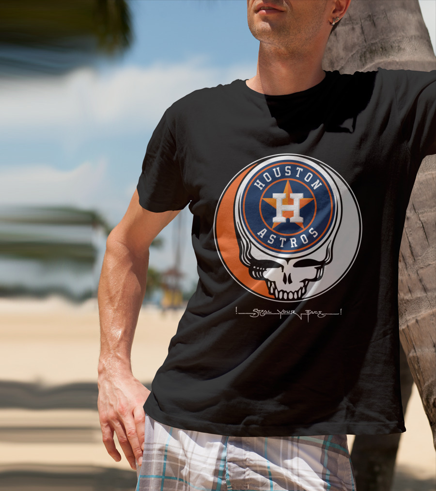 Houston Astros Grateful Dead Steal Your Face T-Shirt