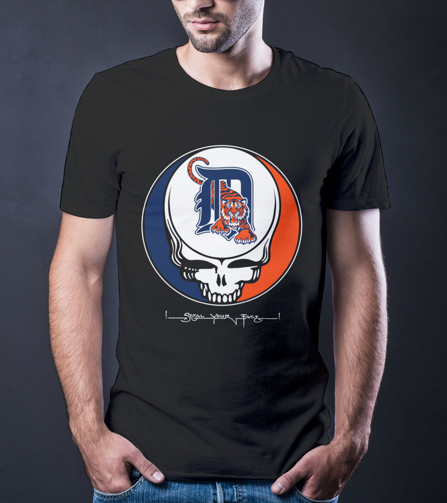 Grateful Dead Steal Your Face Detroit Tigers T-Shirt