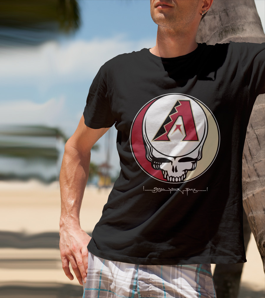 GRATEFUL DEAD Steal Your Face Arizona Diamondbacks T-Shirt