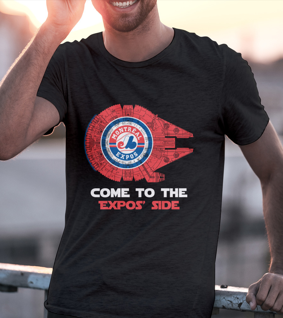 Montreal Expos Millennium Falcon Come To The Expos' Side T-Shirt