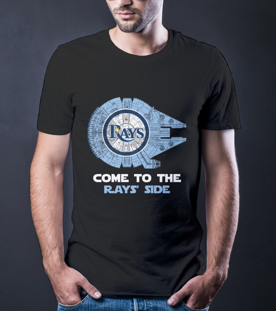 Rays Come To The Rays' Side Millennium Falcon T-Shirt