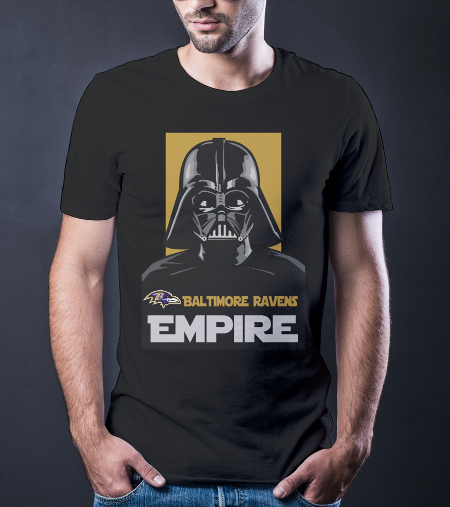 Baltimore Ravens Empire Darth Vader Ravens T-Shirt