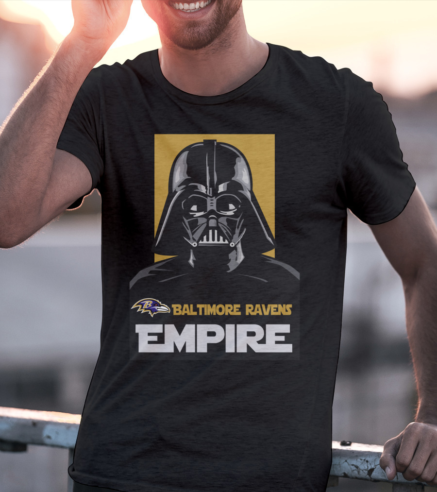 Baltimore Ravens Empire Darth Vader Ravens T-Shirt