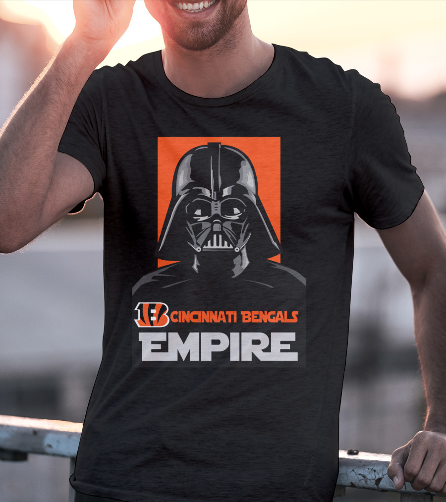 Cincinnati Bengals Darth Vader Empire T-Shirt