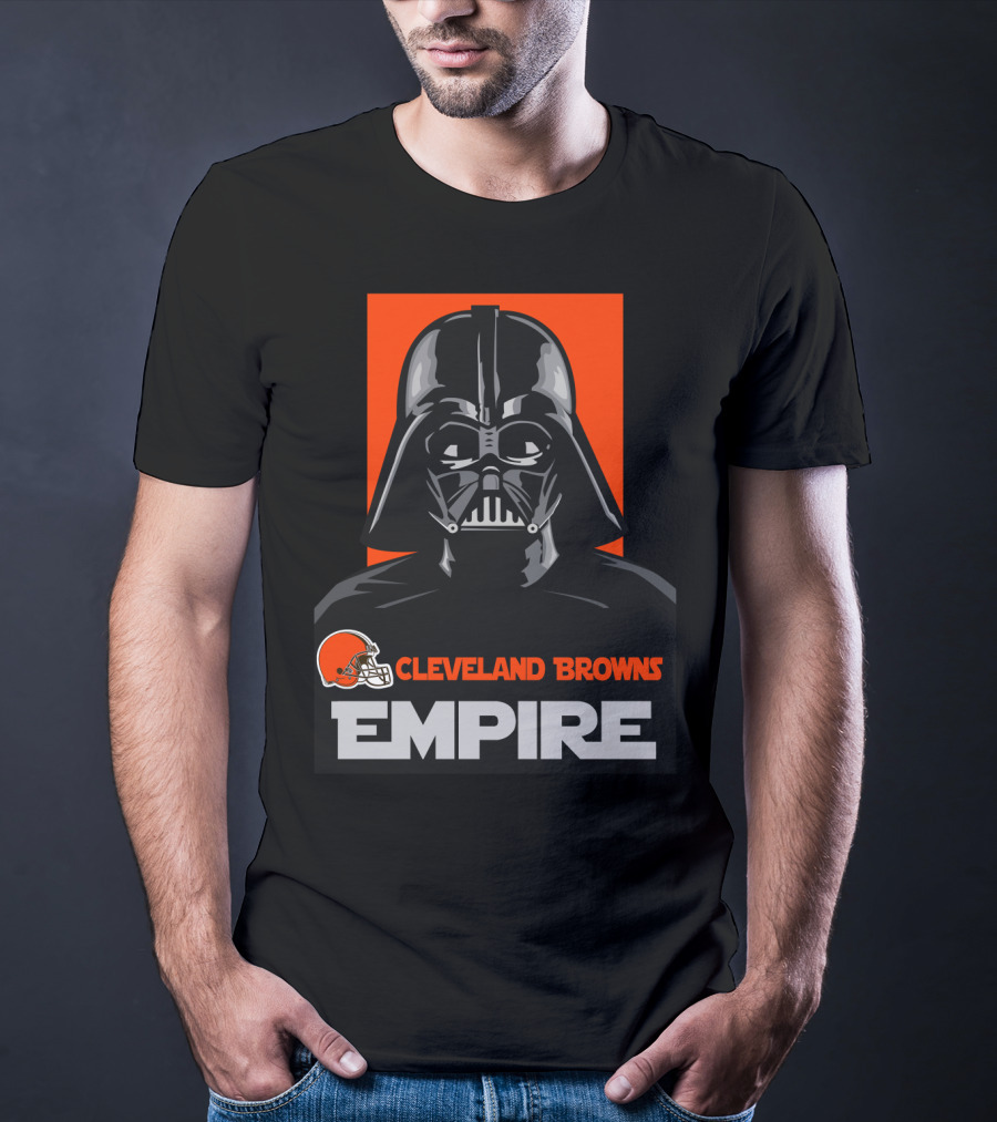 Cleveland Browns Empire Darth Vader Helmet T-Shirt