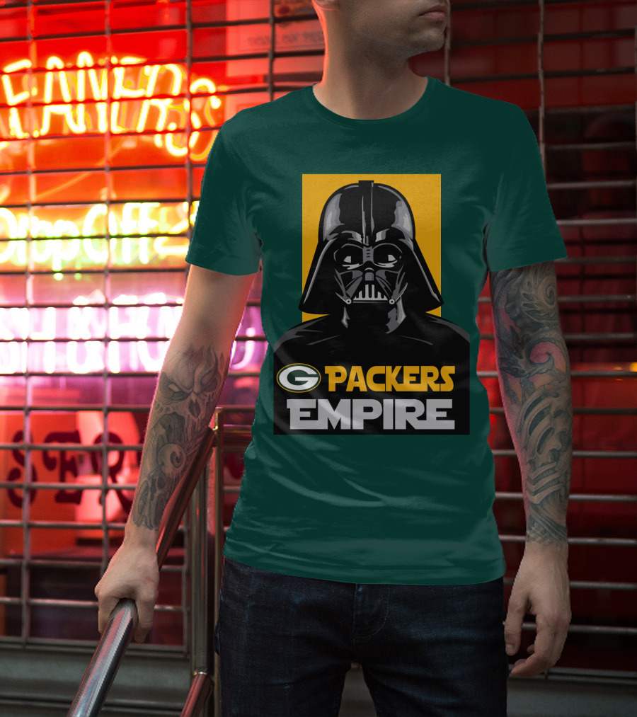 Packers Empire Darth Vader Green Bay T-Shirt