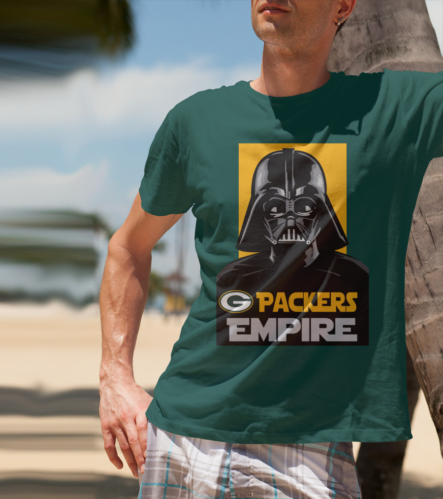 Packers Empire Darth Vader Green Bay T-Shirt