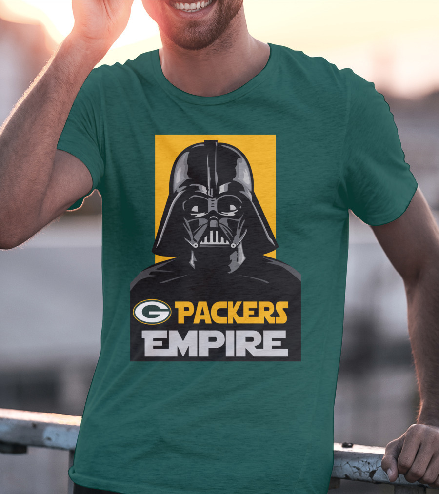 Packers Empire Darth Vader Green Bay T-Shirt