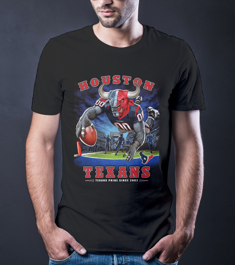 Houston Texans End Zone Texans Pride Since 2002 T-Shirt