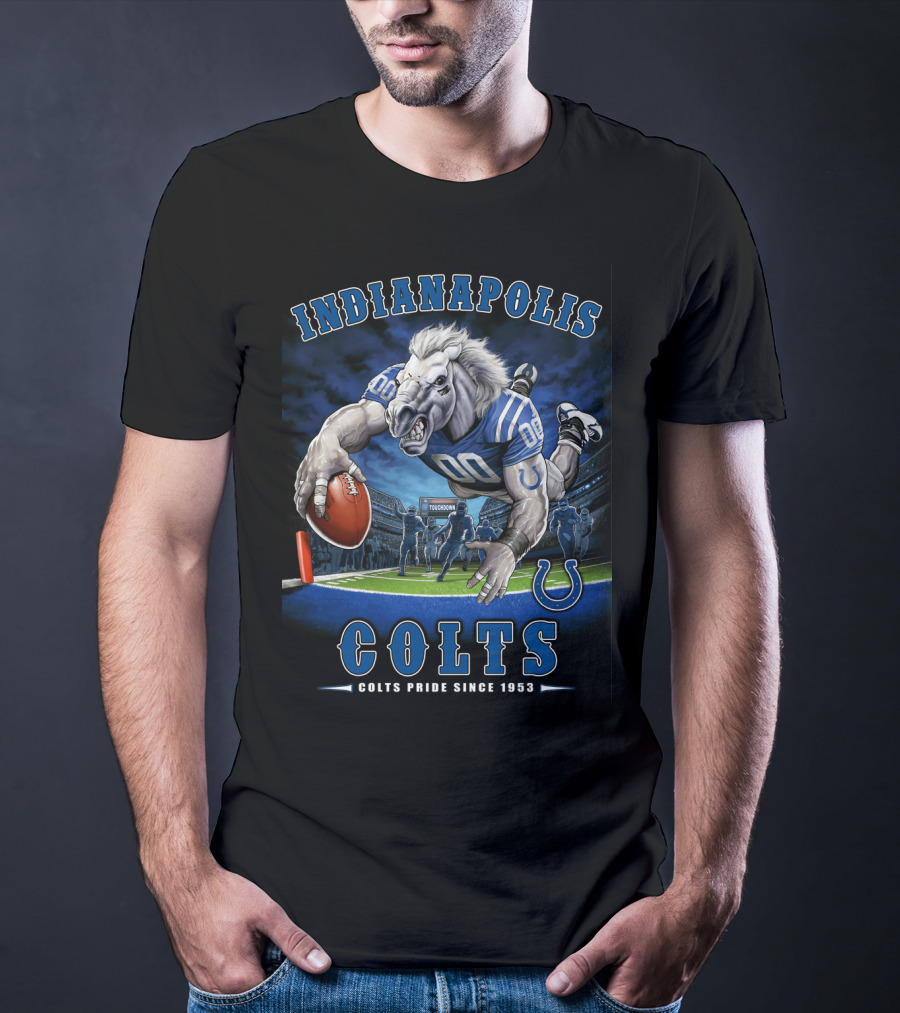 Indianapolis Colts Pride Since 1953 End Zone Touchdown Nfl T-Shirt