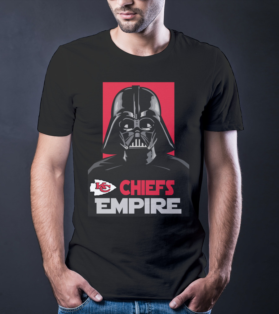 Chiefs Empire Darth Vader Kansas City Chiefs Fan Collaboration T-Shirt