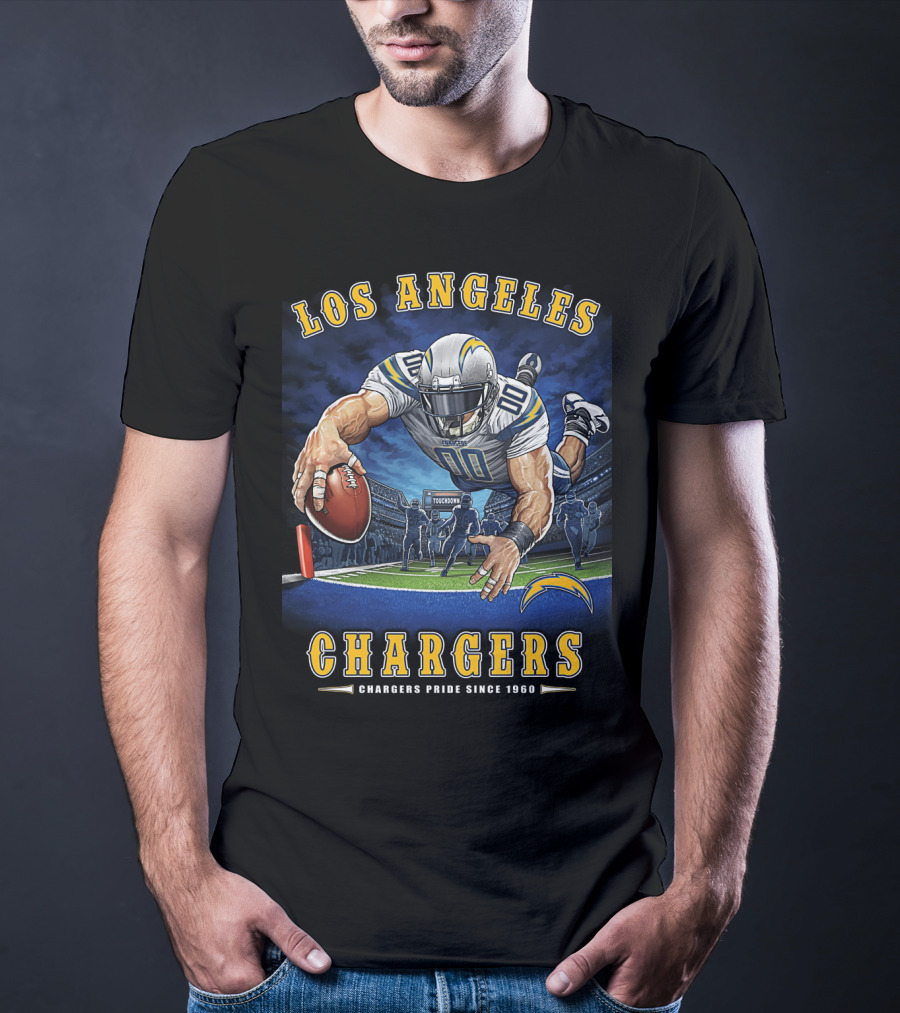 Los Angeles Chargers Touchdown Pride Since 1960 Nfl T-Shirt