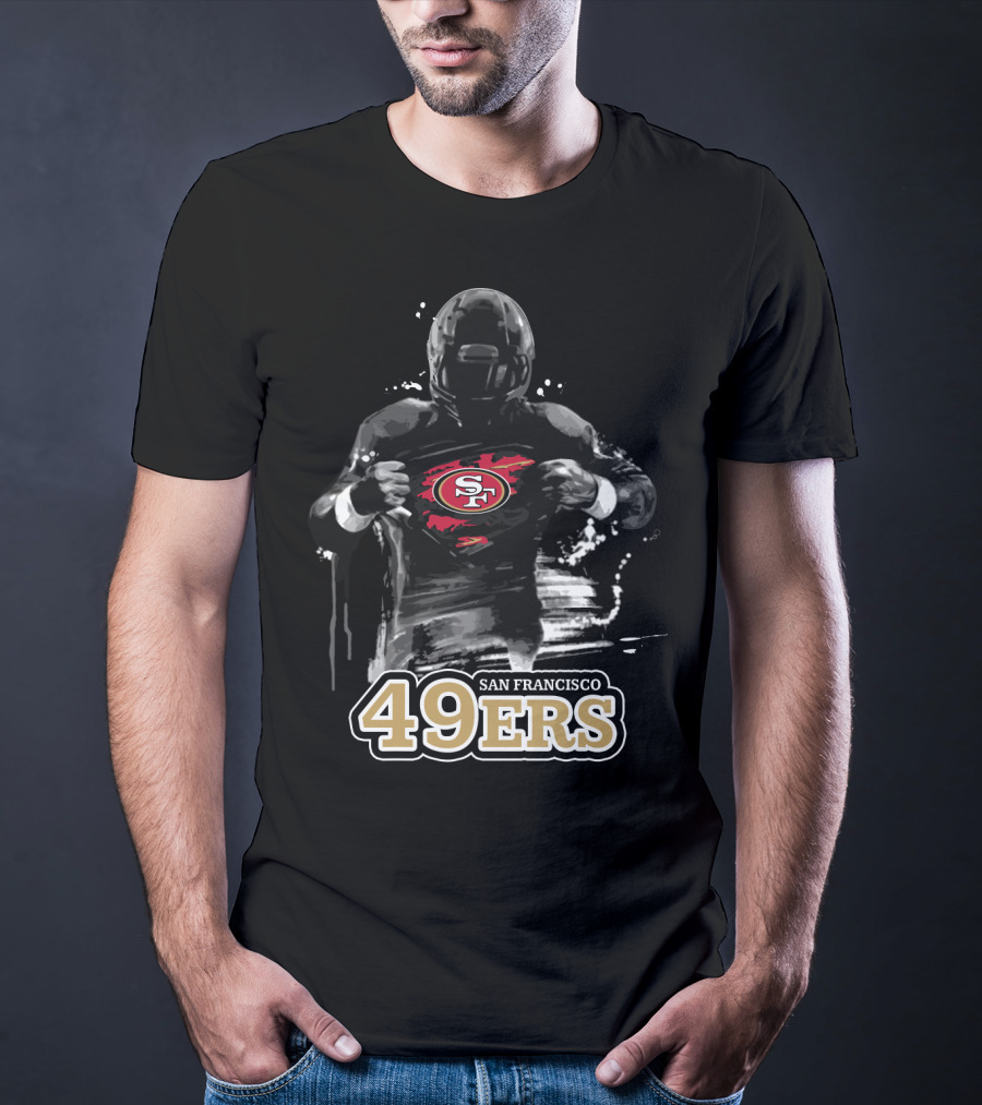 San Francisco 49ers Football Hero Logo Burst T-Shirt