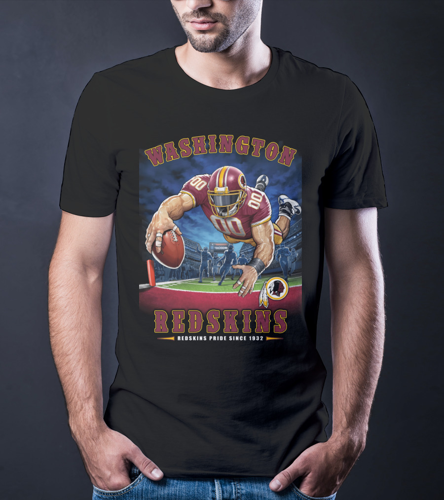 Washington Redskins Pride Since 1932 Touchdown Nfl End Zone T-Shirt
