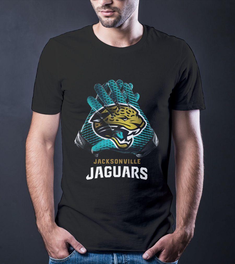 Jacksonville Jaguars Nfl Gloves Football Fan Gear T-Shirt
