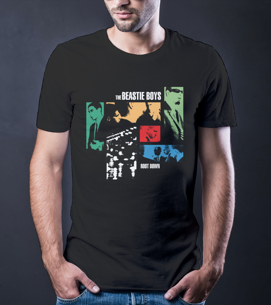 The Beastie Boys Root Down Colorful Collage T-Shirt