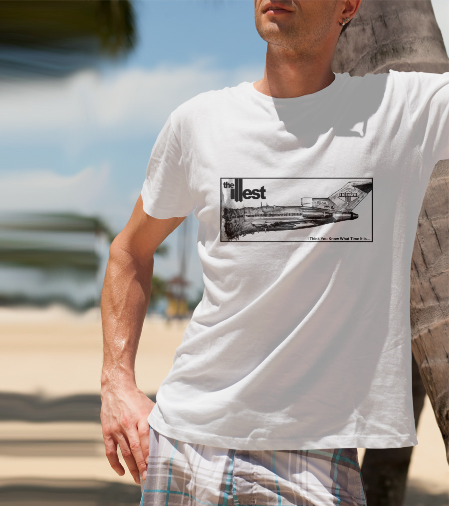 The Beastie Boys The Illest I Think You Know What Time It Is Plane Licensed To Ill T-Shirt