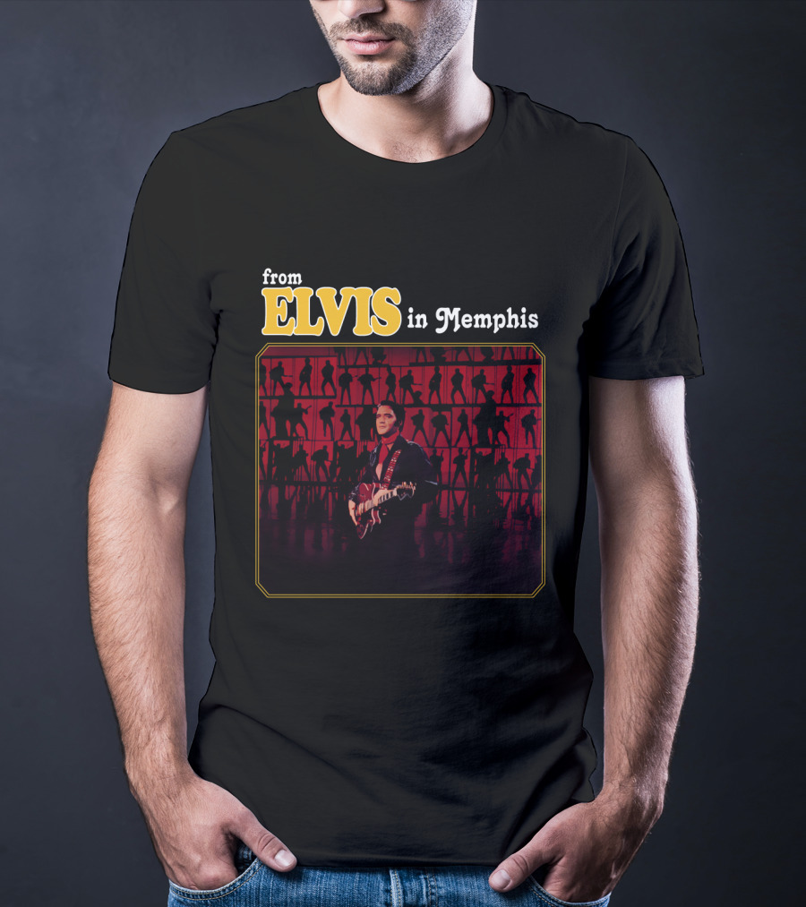 From Elvis In Memphis Silhouette Performance Image EVPL 04 T-Shirt