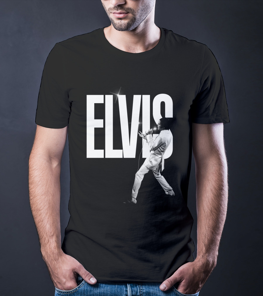 Elvis Sparkling Stage Performance T-Shirt