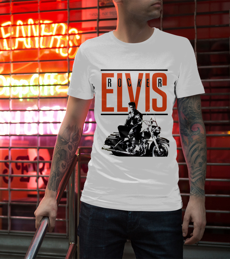 ELVIS Rocker Motorcycle T-Shirt