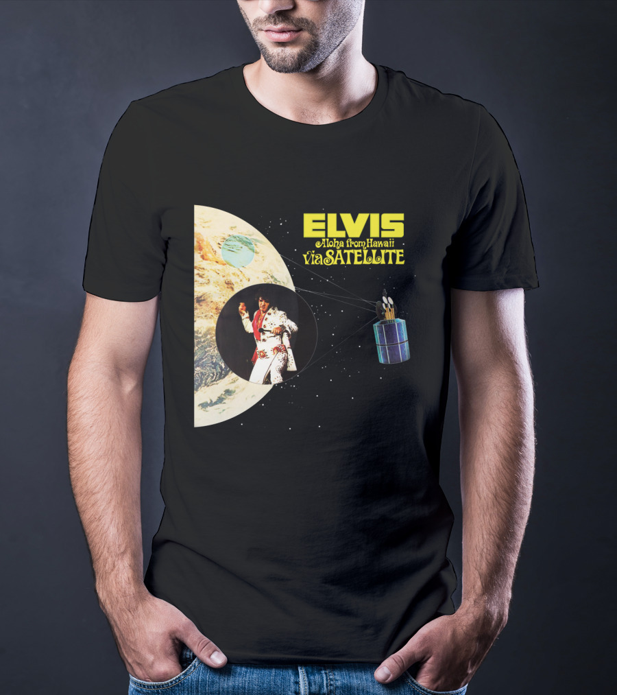 Elvis Aloha From Hawaii Via Satellite Earth Image Performance T-Shirt