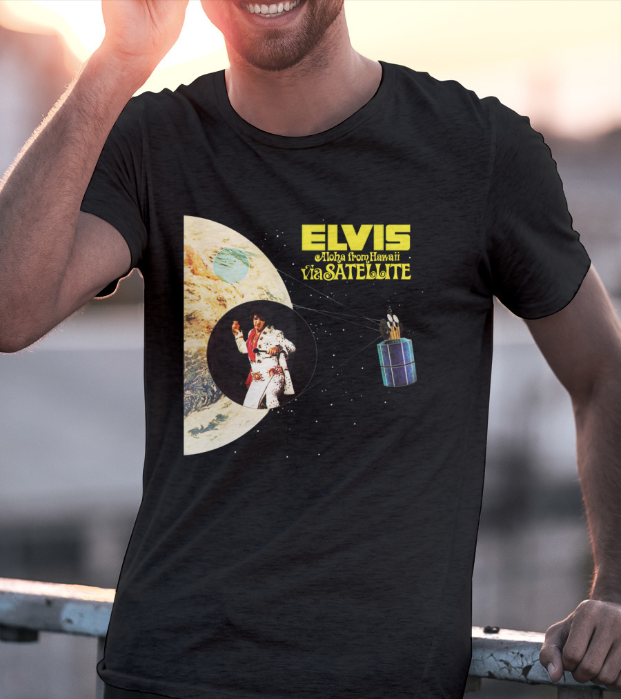 Elvis Aloha From Hawaii Via Satellite Earth Image Performance T-Shirt