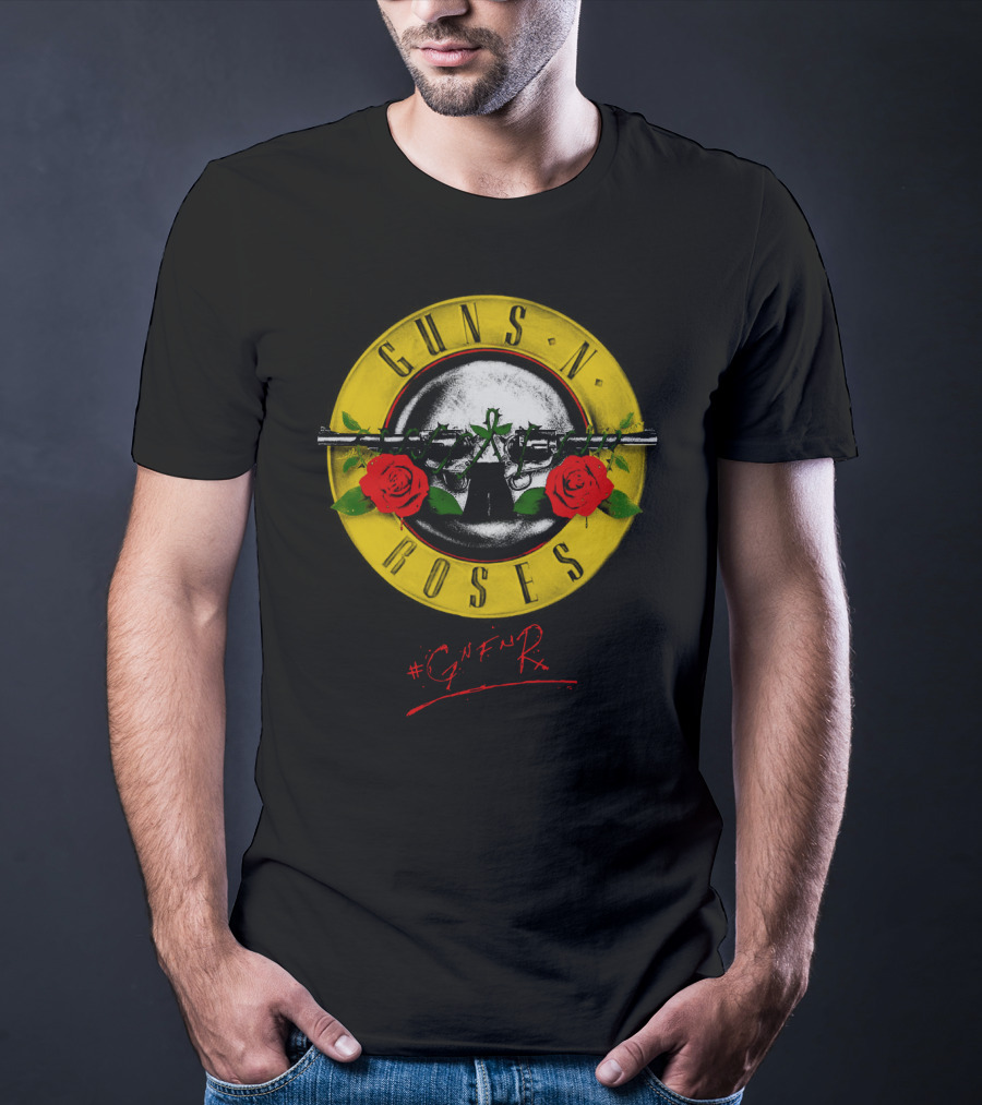 Guns N' Roses Logo GNR 15 #GnFnR T-Shirt