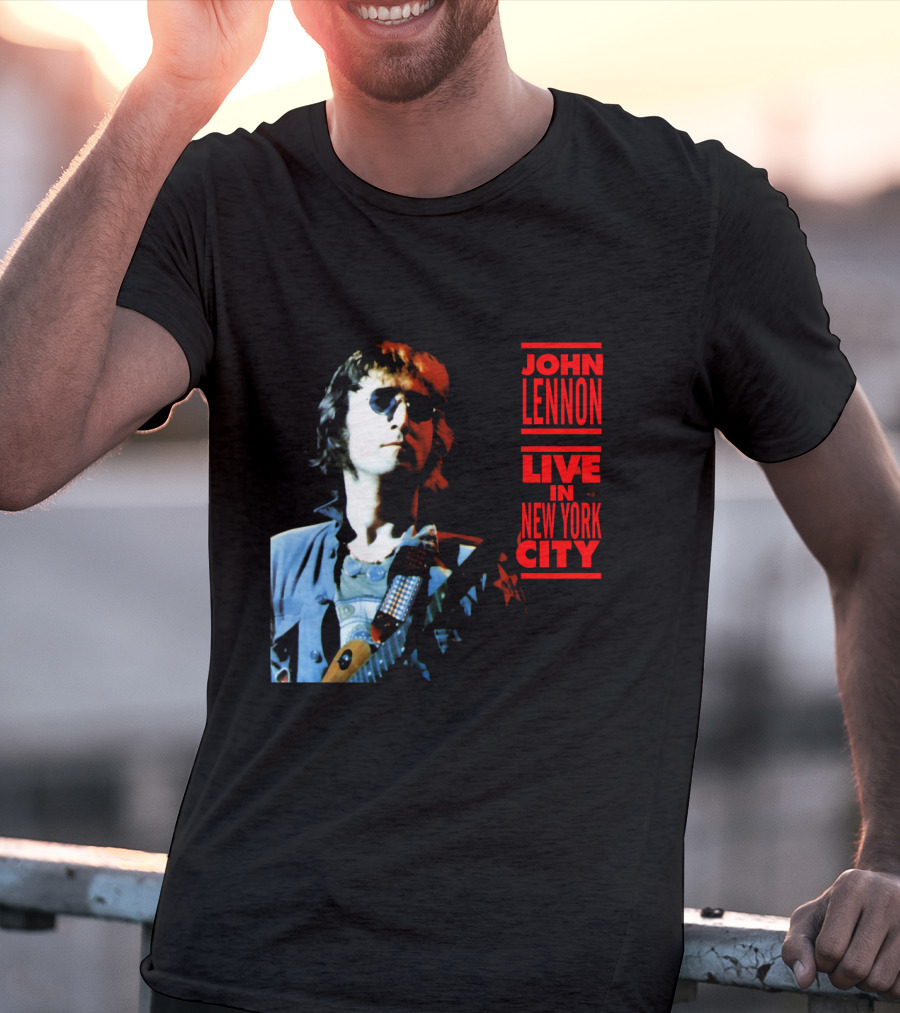 John Lennon Live In New York City T-Shirt