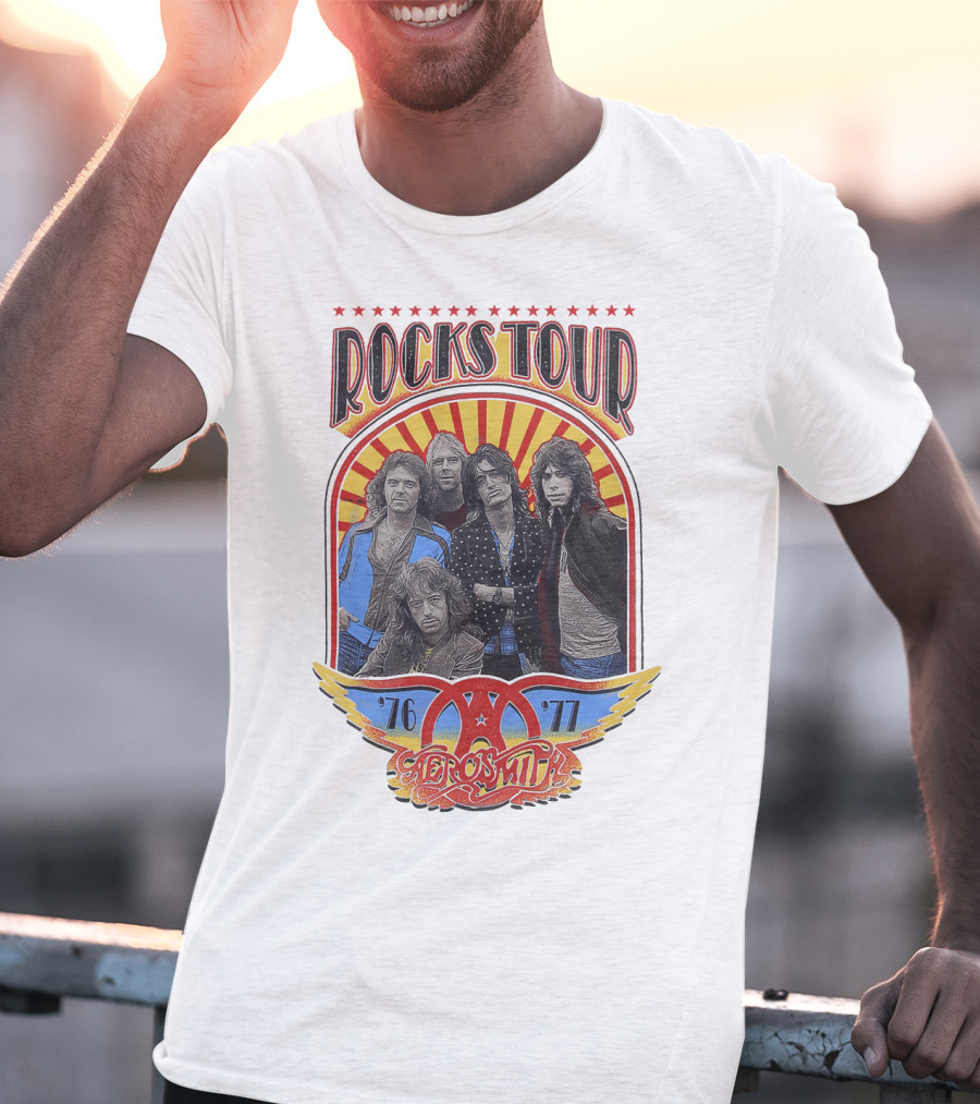 Rocks Tour '76 '77 Aerosmith T-Shirt