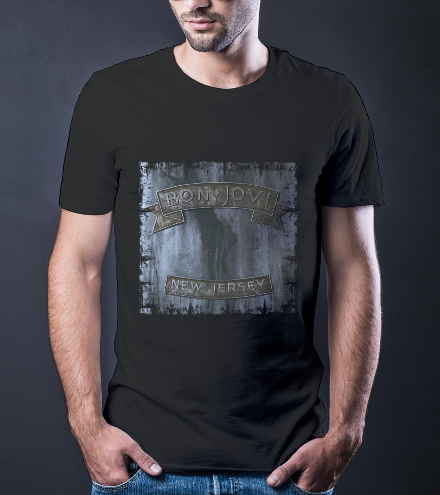 Bon Jovi New Jersey Album Cover T-Shirt