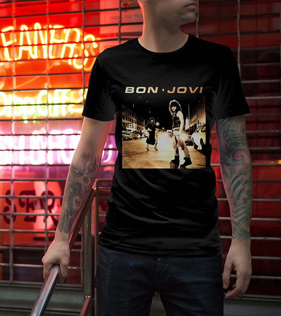BON JOVI Urban Street Scene T-Shirt