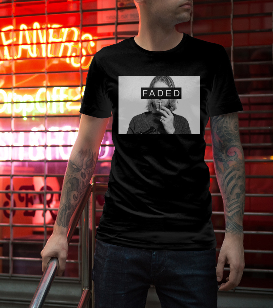 FADED NVN 17 Image With Cigarette T-Shirt