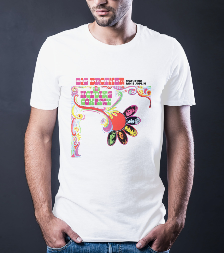 Big Brother And The Holding Company Featuring Janis Joplin T-Shirt