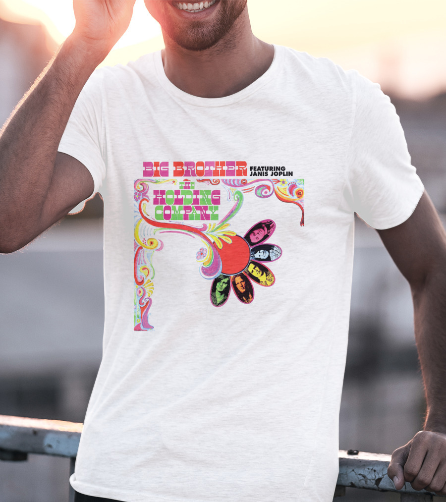 Big Brother And The Holding Company Featuring Janis Joplin T-Shirt