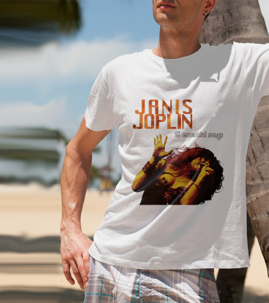 Janis Joplin 18 Essential Songs T-Shirt