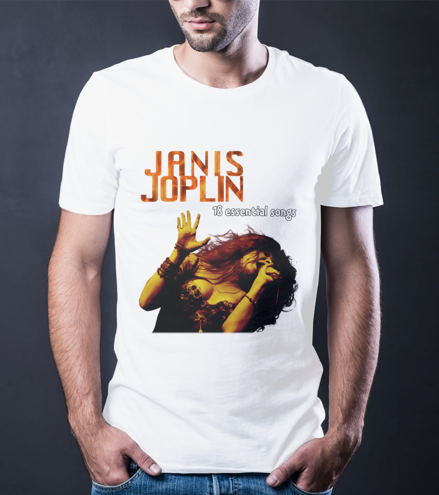 Janis Joplin 18 Essential Songs T-Shirt