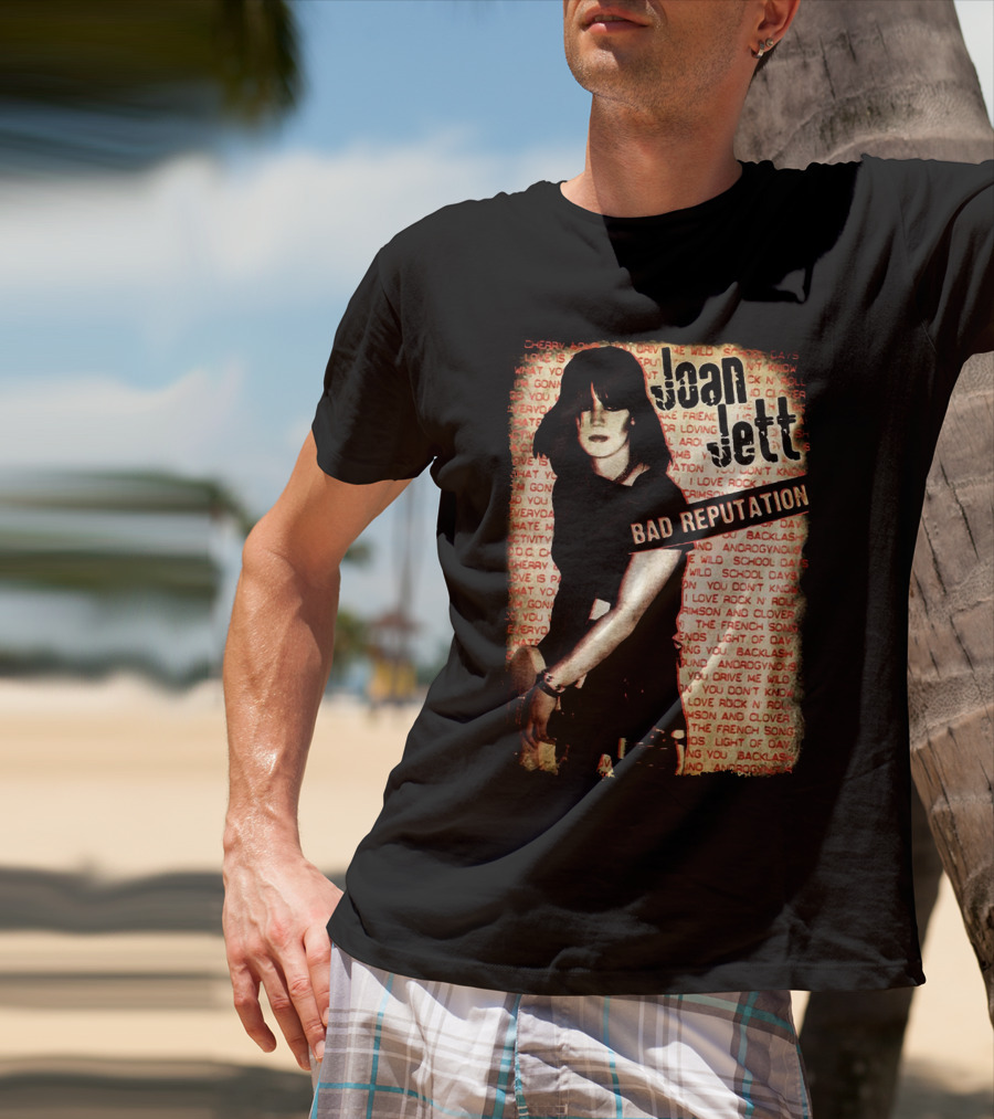 Joan Jett Bad Reputation Vintage Style T-Shirt