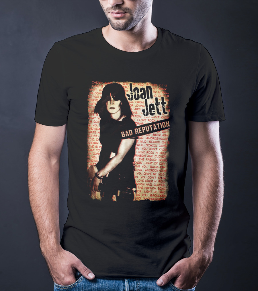Joan Jett Bad Reputation Vintage Style T-Shirt