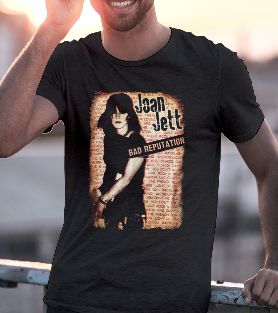 Joan Jett Bad Reputation Vintage Style T-Shirt