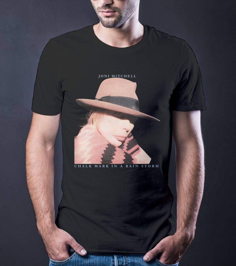 Joni Mitchell Chalk Mark In A Rain Storm Hat T-Shirt