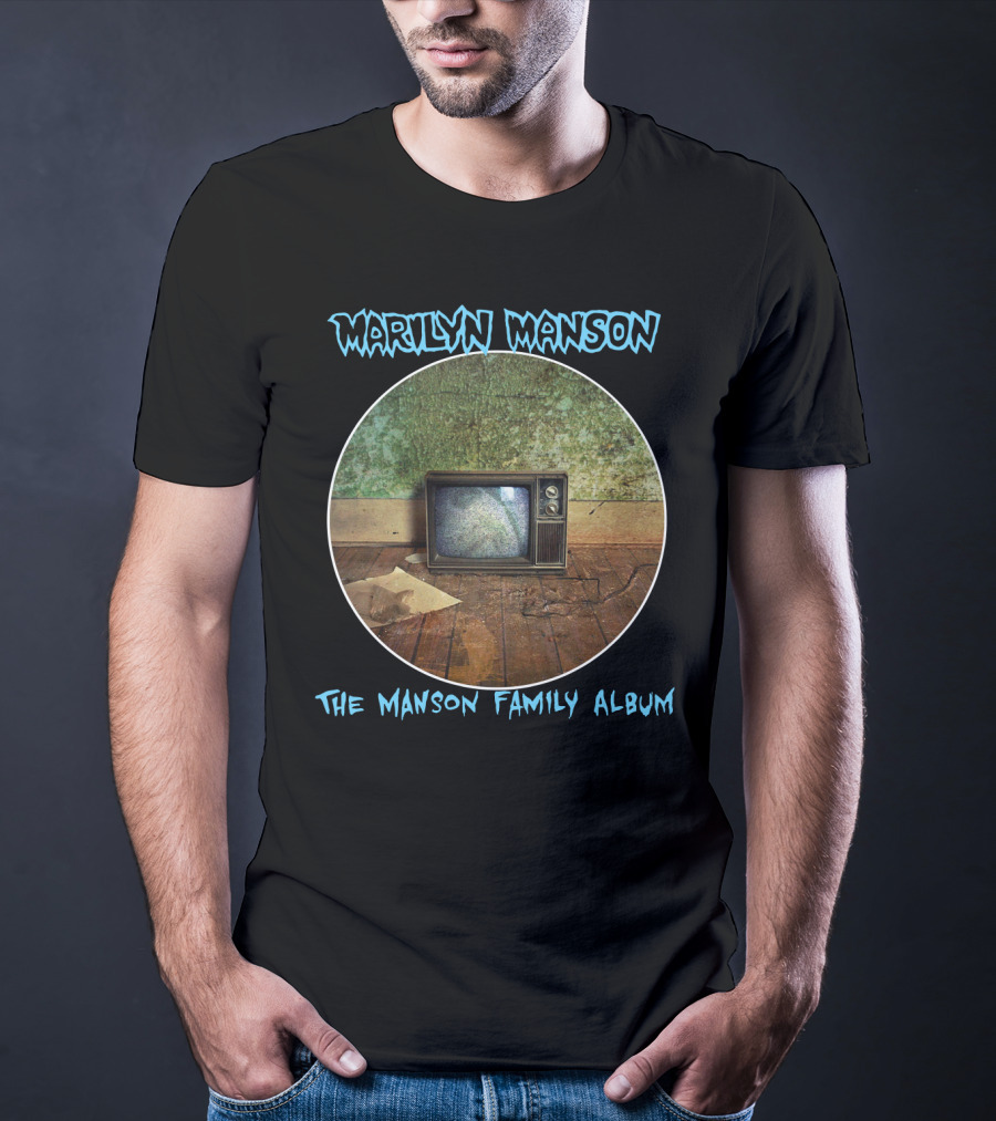 Marilyn Manson The Manson Family Album Vintage Television T-Shirt
