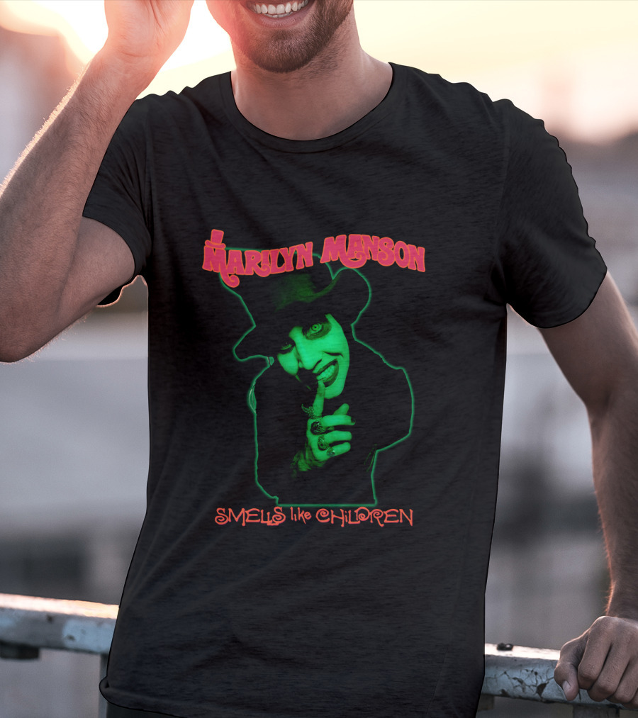 Marilyn Manson Smells Like Children Green T-Shirt
