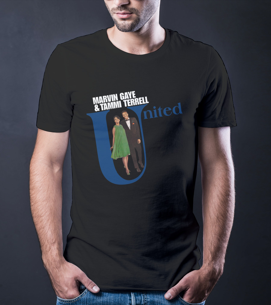 Marvin Gaye And Tammi Terrell United Classic Album Cover T-Shirt