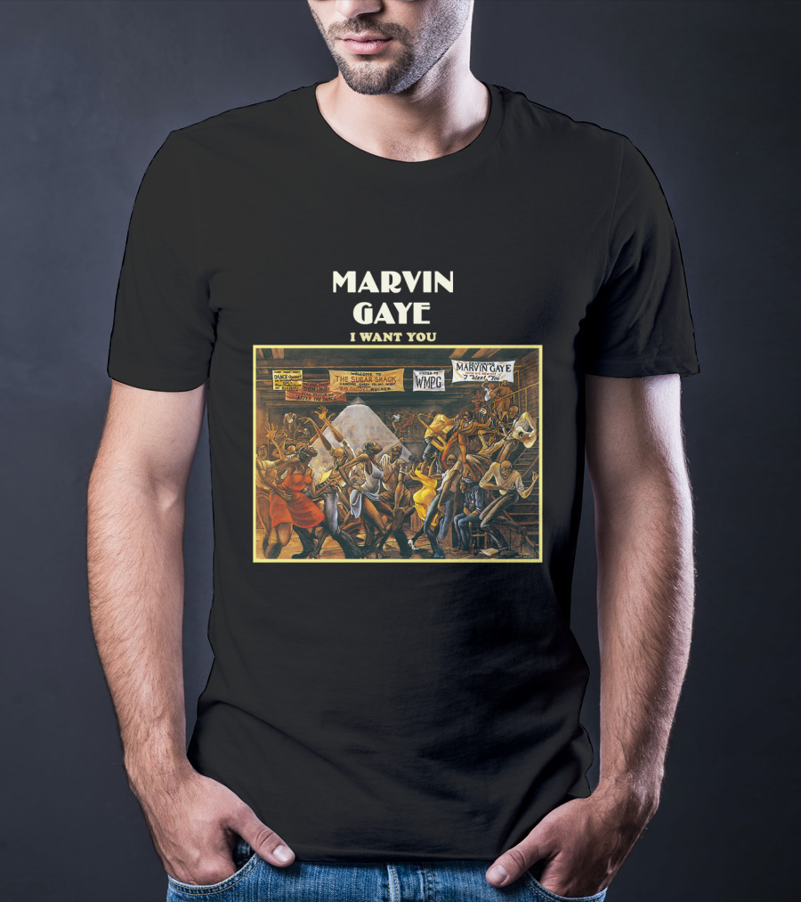 Marvin Gaye I Want You MVG 10 The Sugar Shack WMPG T-Shirt