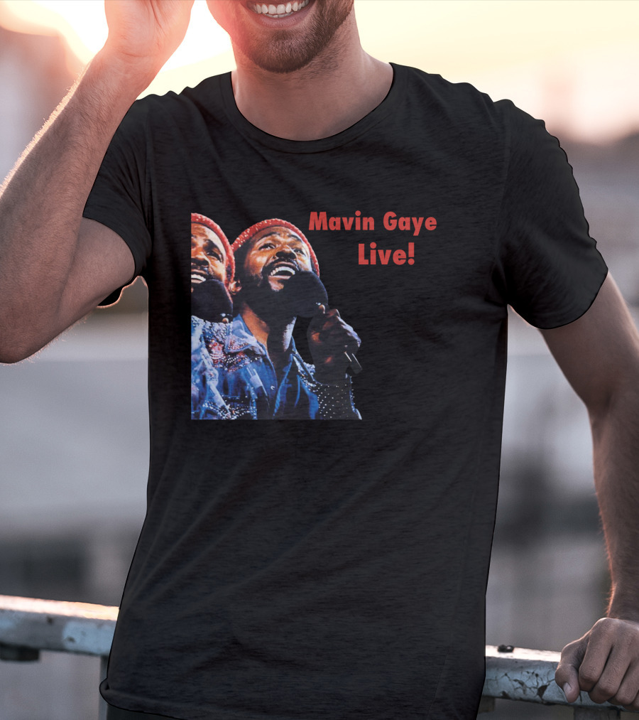 Marvin Gaye Live 15 MVG Performance T-Shirt