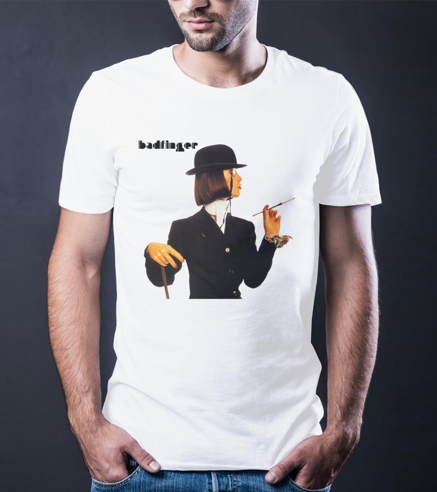Badfinger Bowler Hat And Cigarette Holder Woman T-Shirt