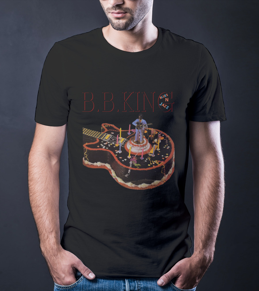B.B. King Blues N Jazz Guitar Cake T-Shirt