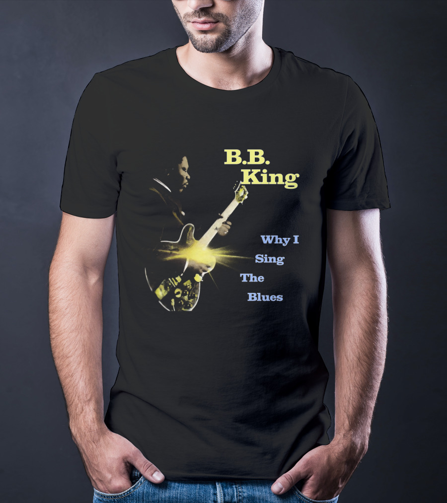 B.B. King Why I Sing The Blues Guitar Legend Iconic Music T-Shirt